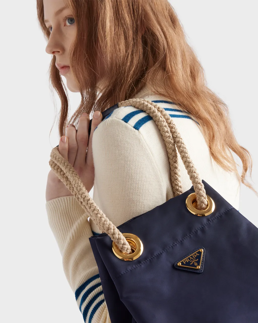 Prada Mariner Re-Nylon Small Bucket Bag