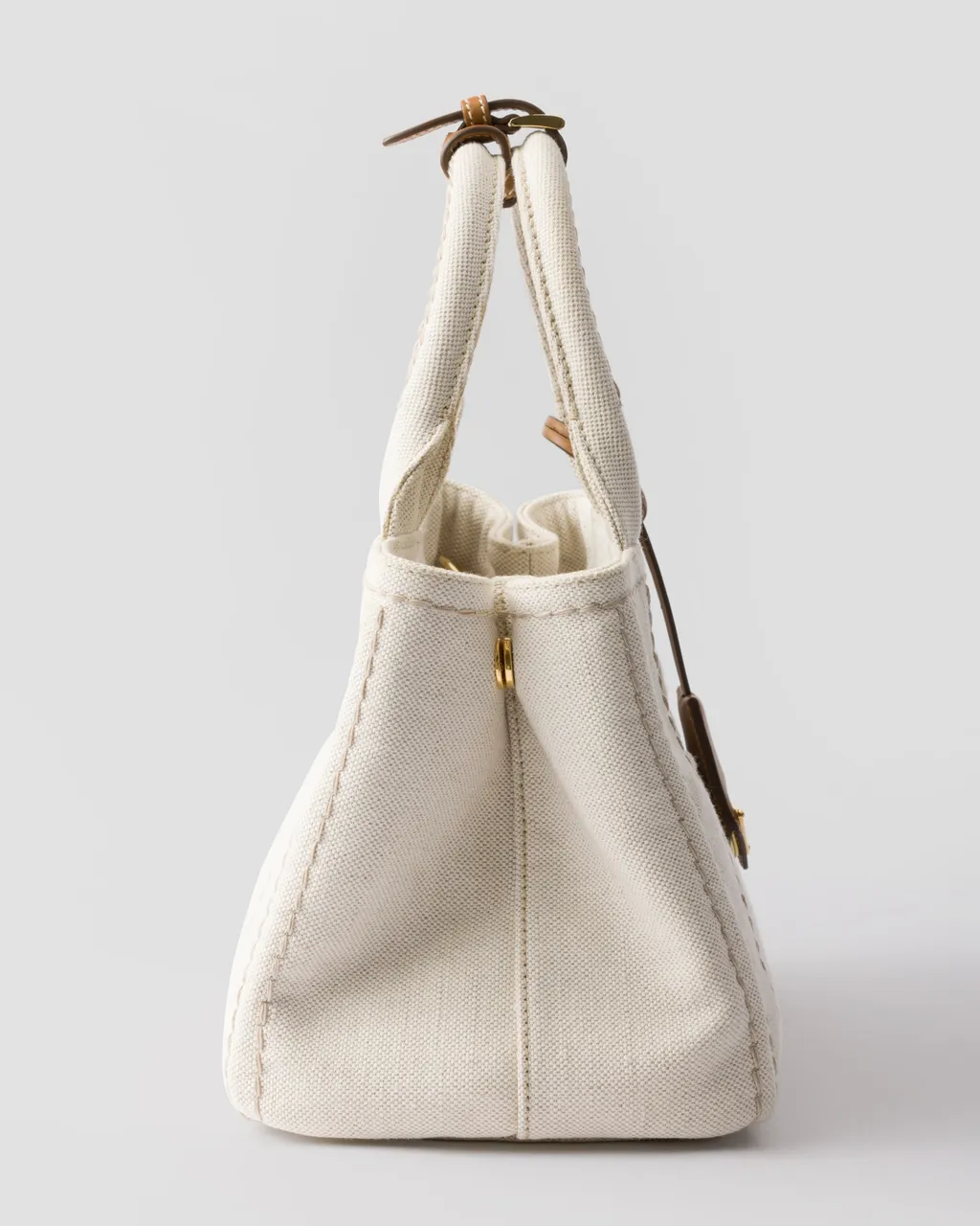 Prada JardiniÈRe Small Linen Blend Handbag