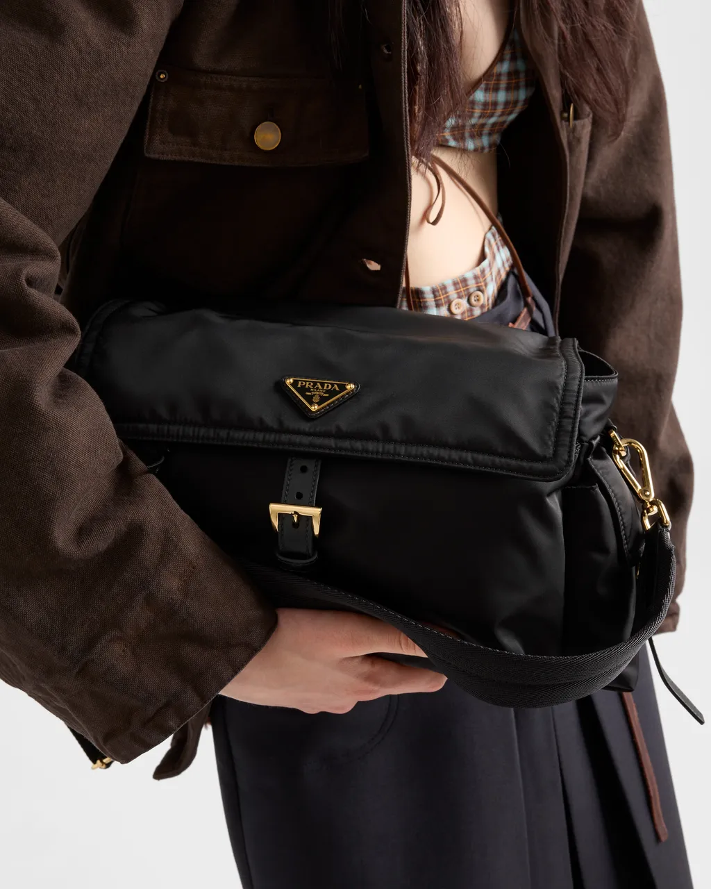 Prada Explore Large Re-Nylon Shoulder Bag
