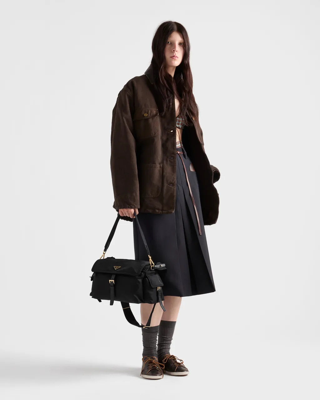 Prada Explore Large Re-Nylon Shoulder Bag