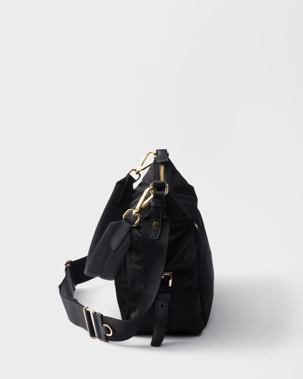 Prada Explore Large Re-Nylon And Leather Bag