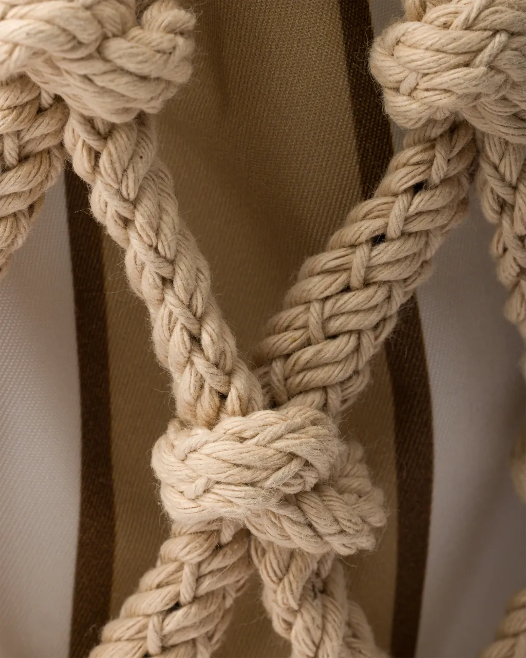 Prada Noué Medium Cotton Macramé Bag