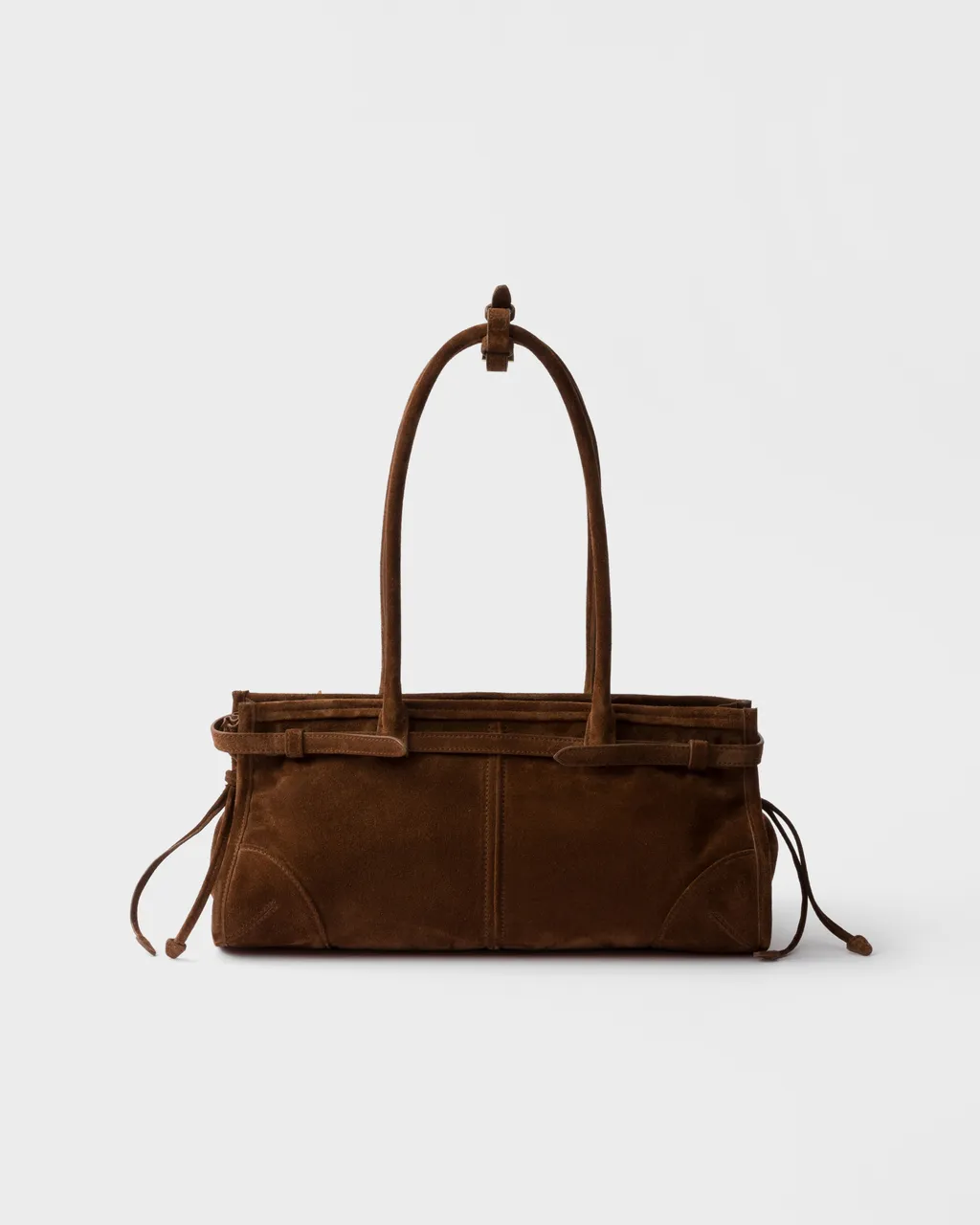 Prada Bonnie Medium Suede Handbag