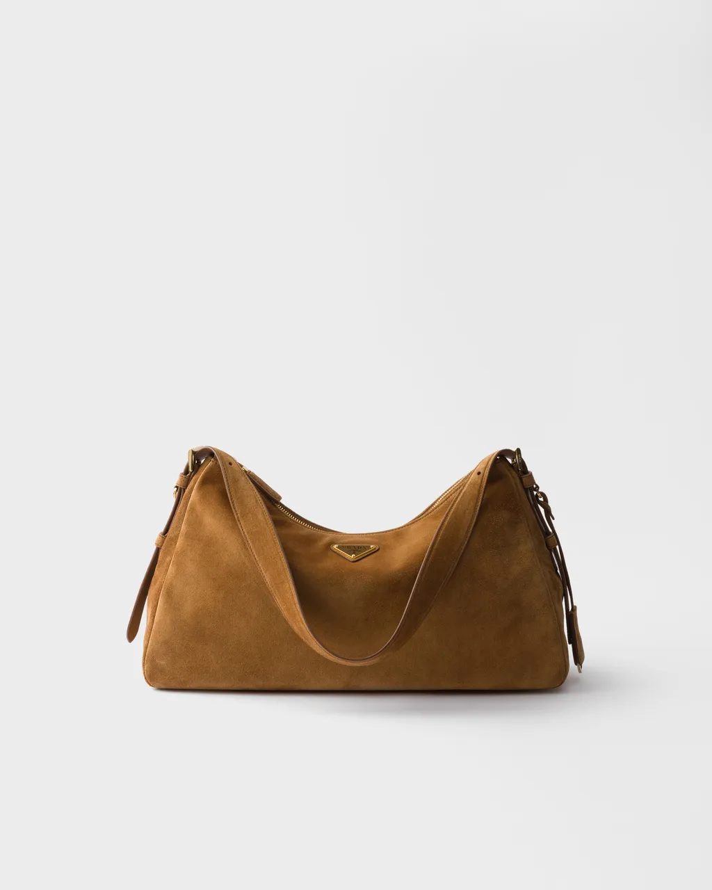 Prada AimÈE Large Suede Shoulder Bag