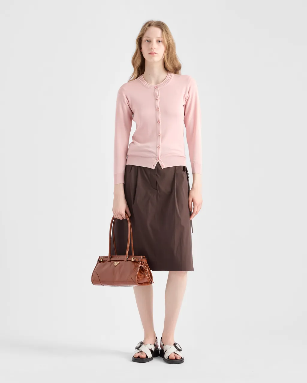 Prada Bonnie Medium Leather Handbag