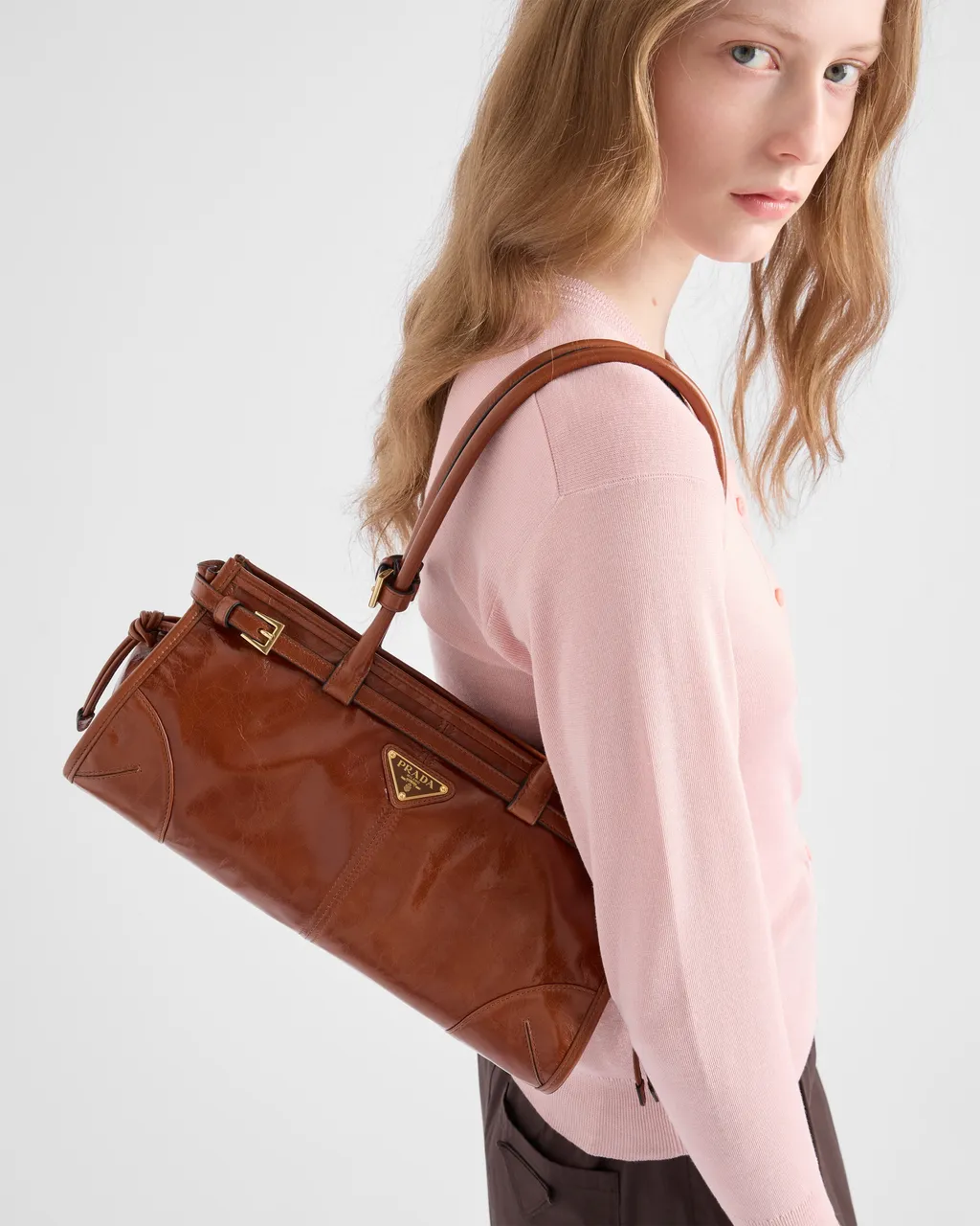Prada Bonnie Medium Leather Handbag