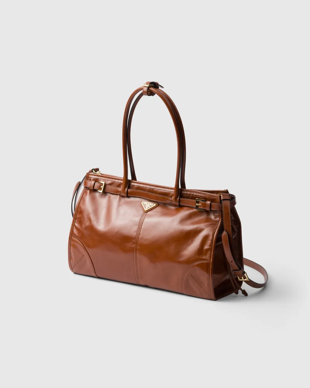Prada Bonnie Large Leather Handbag