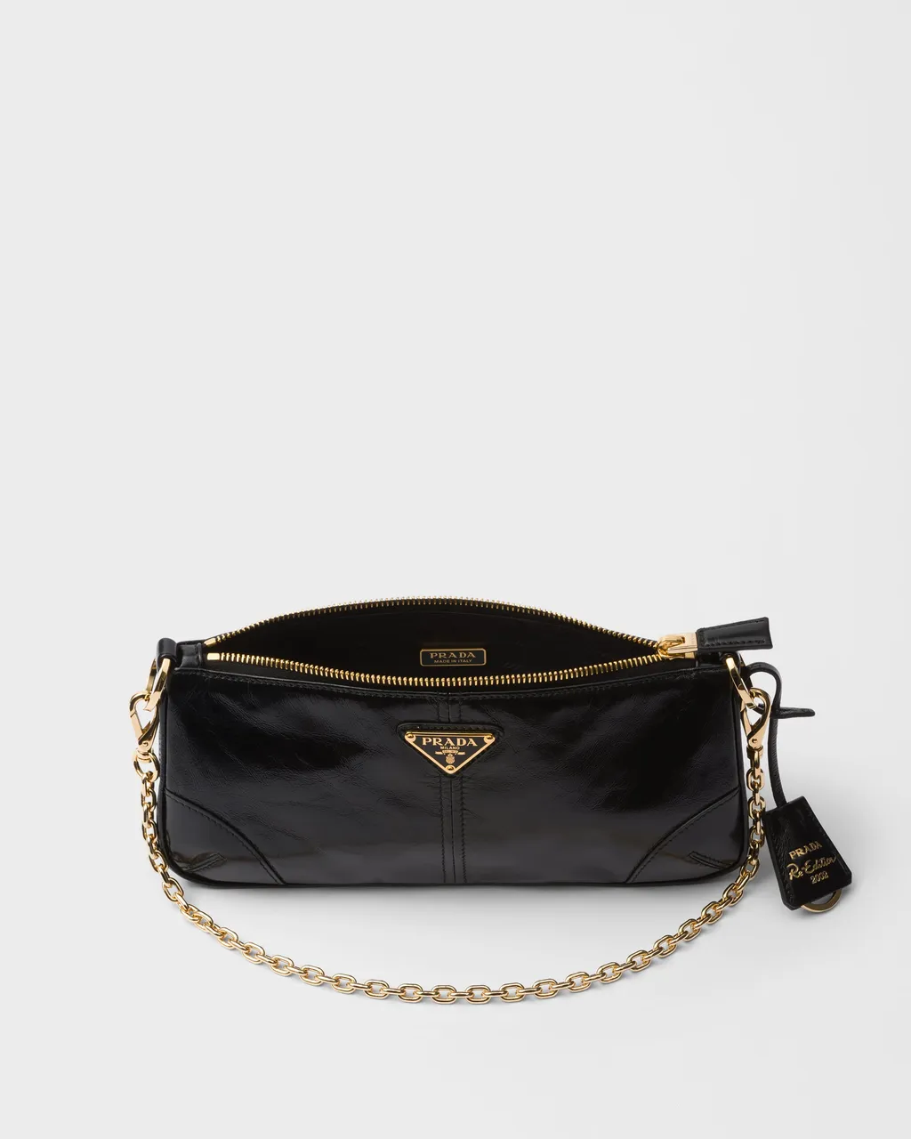 Prada Re-Edition 2002 Medium Leather Shoulder Bag