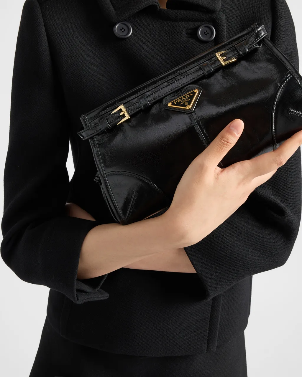 Prada Bonnie Small Leather Shoulder Bag