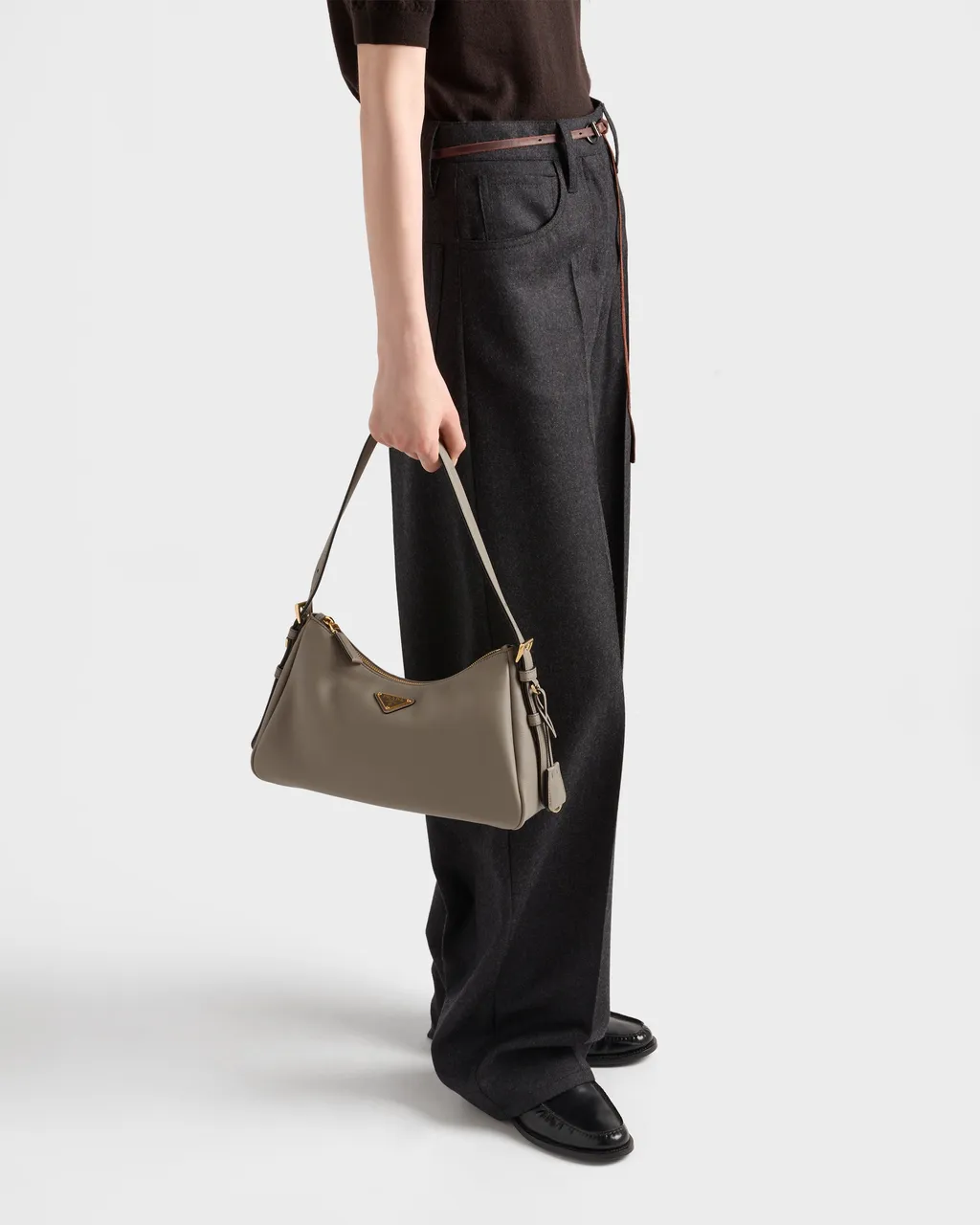 Prada AimÉE Medium Leather Shoulder Bag
