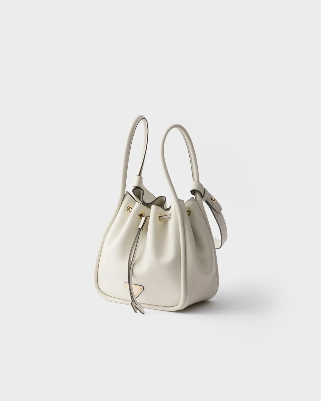Prada Darling Leather Mini Bucket Bag