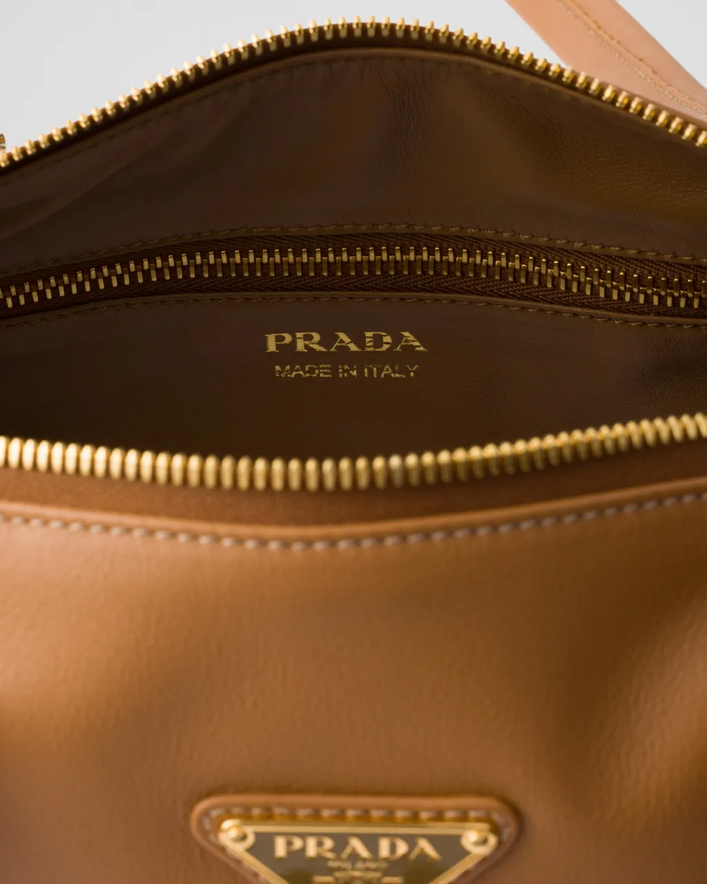 Medium Leather Top-Handle Bag With Padlock