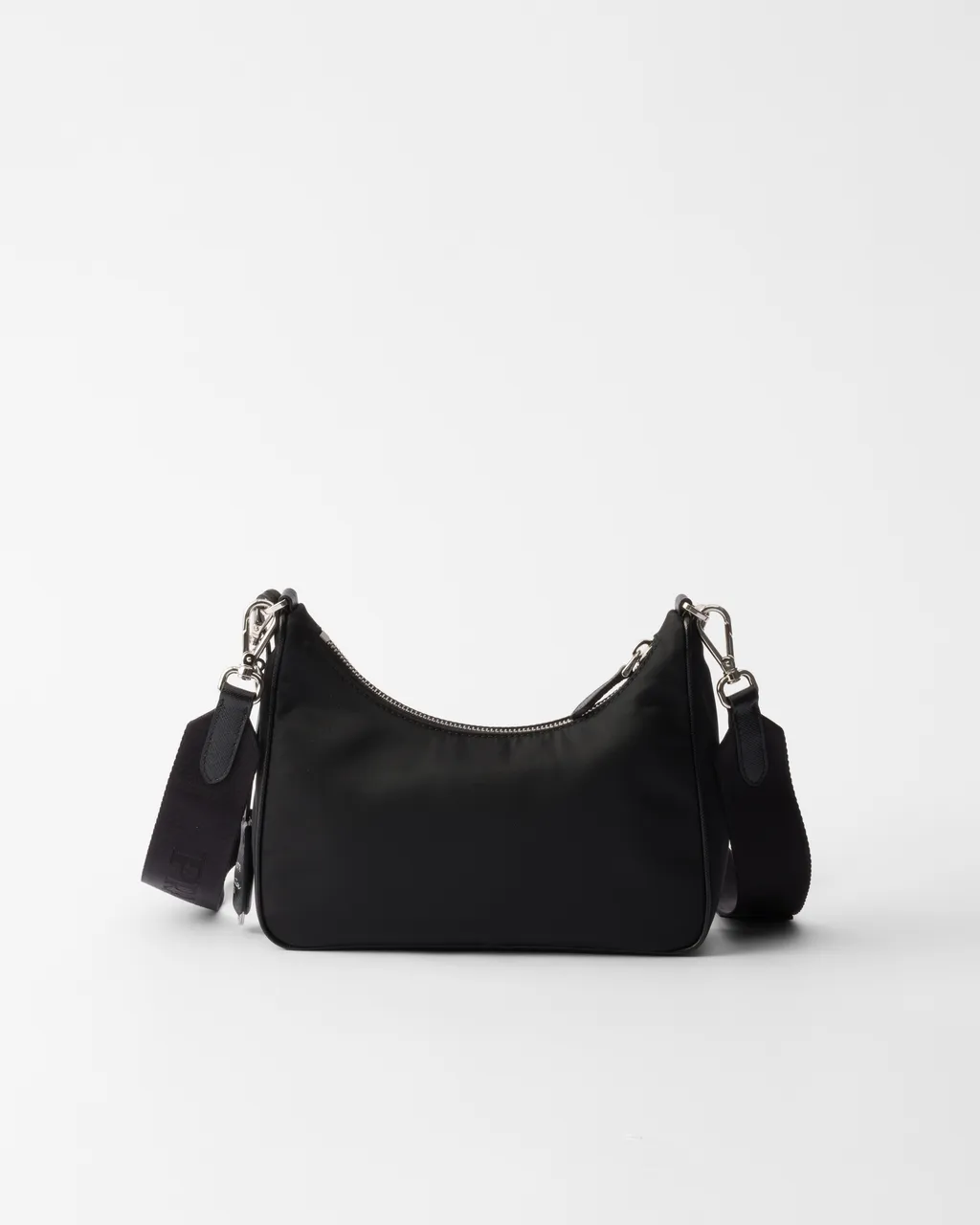 Prada Re-Edition 2005 Re-Nylon And Saffiano Leather Bag With Charm