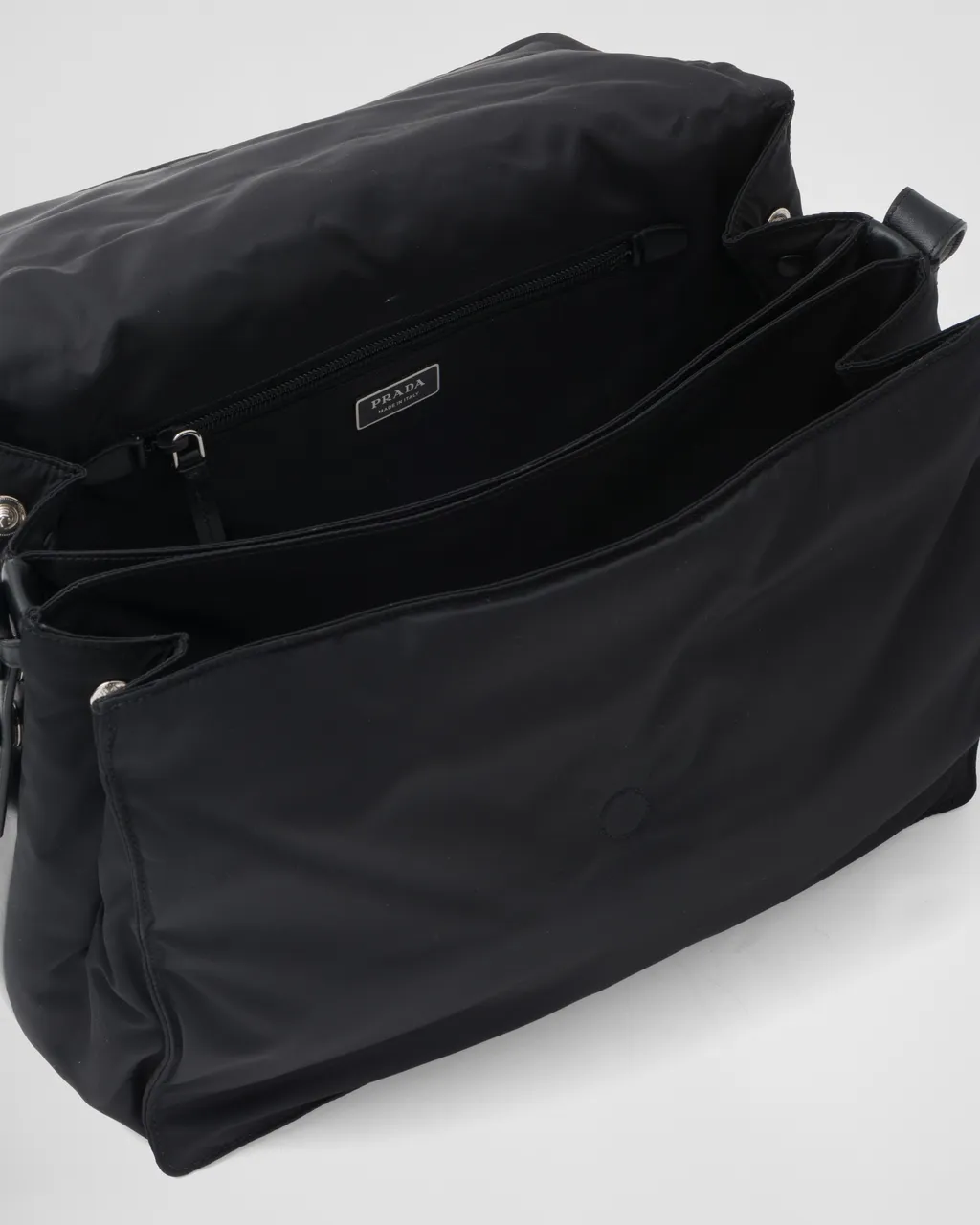 Prada Traveller Re-Nylon Large Padded Shoulder Bag
