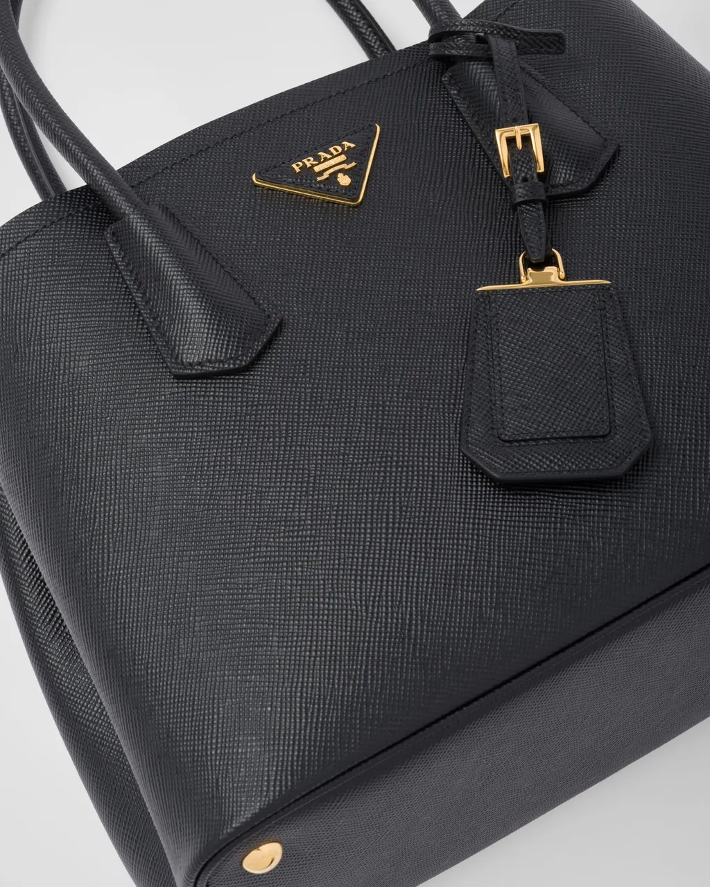 Medium Prada Double Saffiano Leather Bag