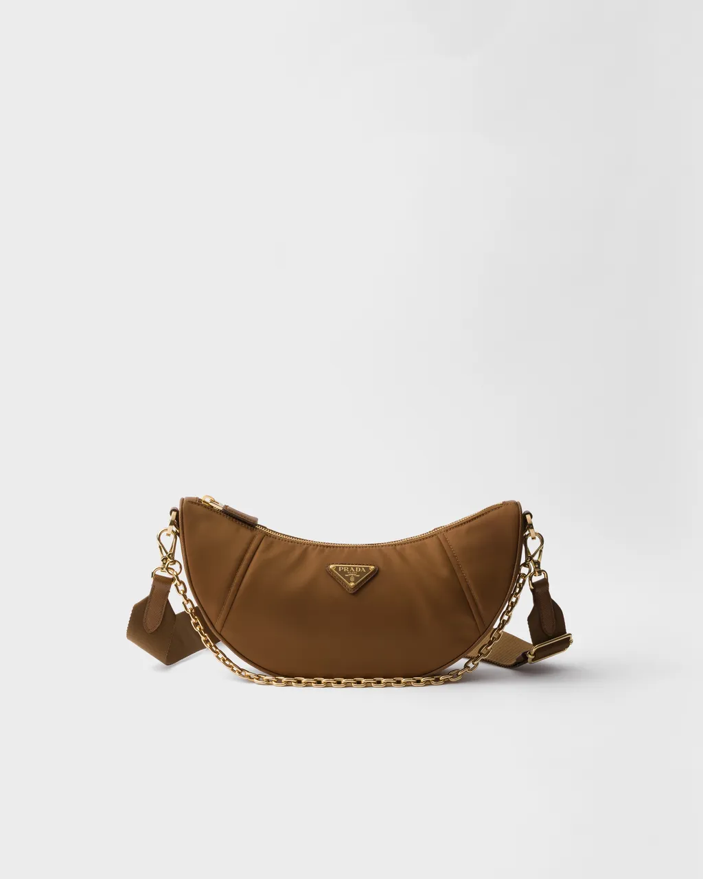 Prada Demi-Lune Re-Nylon Shoulder Bag