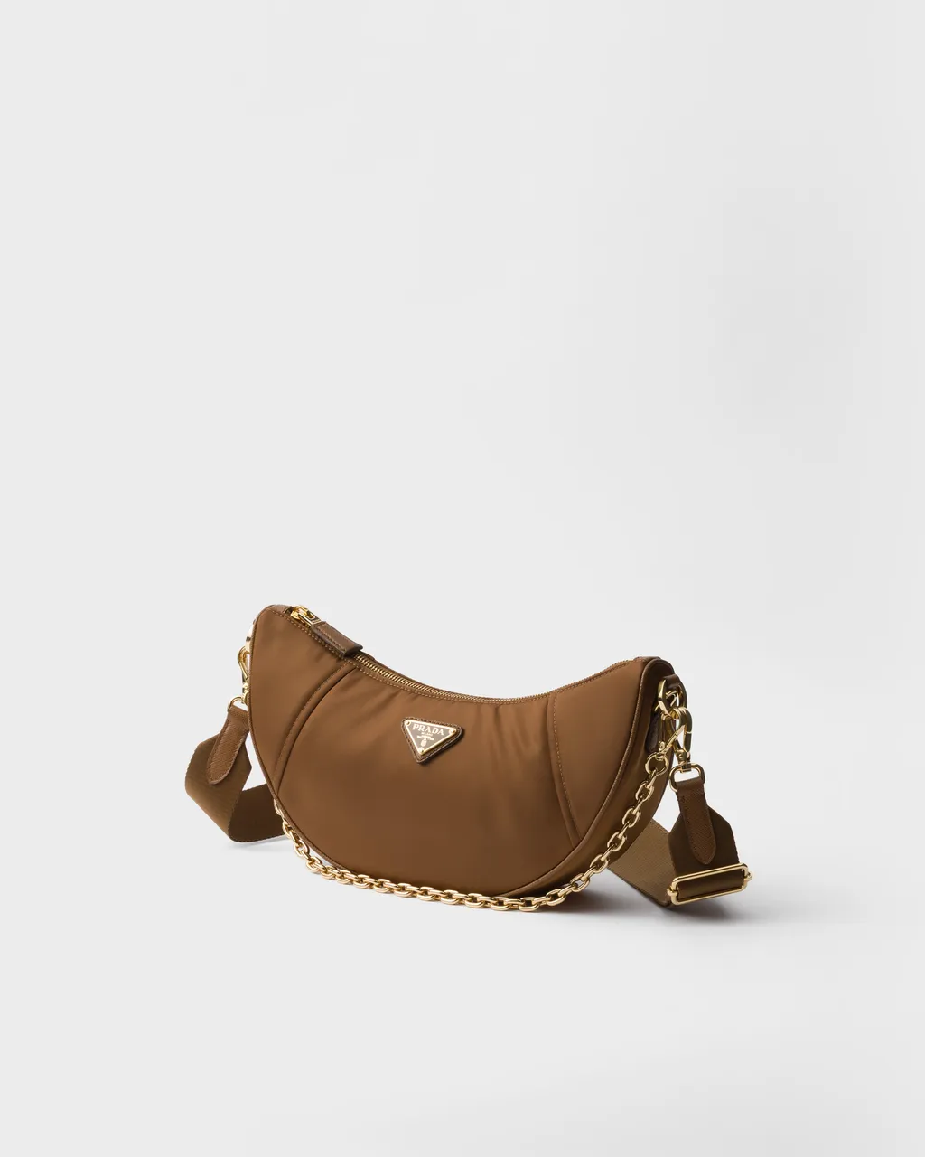 Prada Demi-Lune Re-Nylon Shoulder Bag