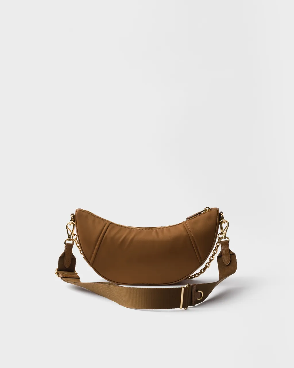 Prada Demi-Lune Re-Nylon Shoulder Bag