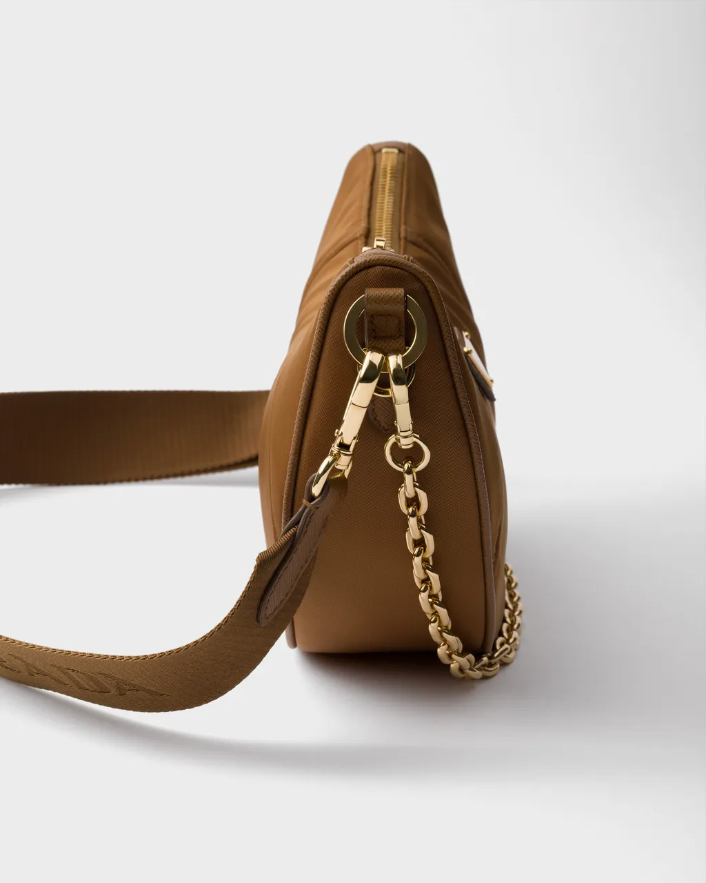 Prada Demi-Lune Re-Nylon Shoulder Bag