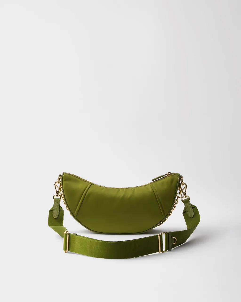 Prada Demi-Lune Re-Nylon Shoulder Bag