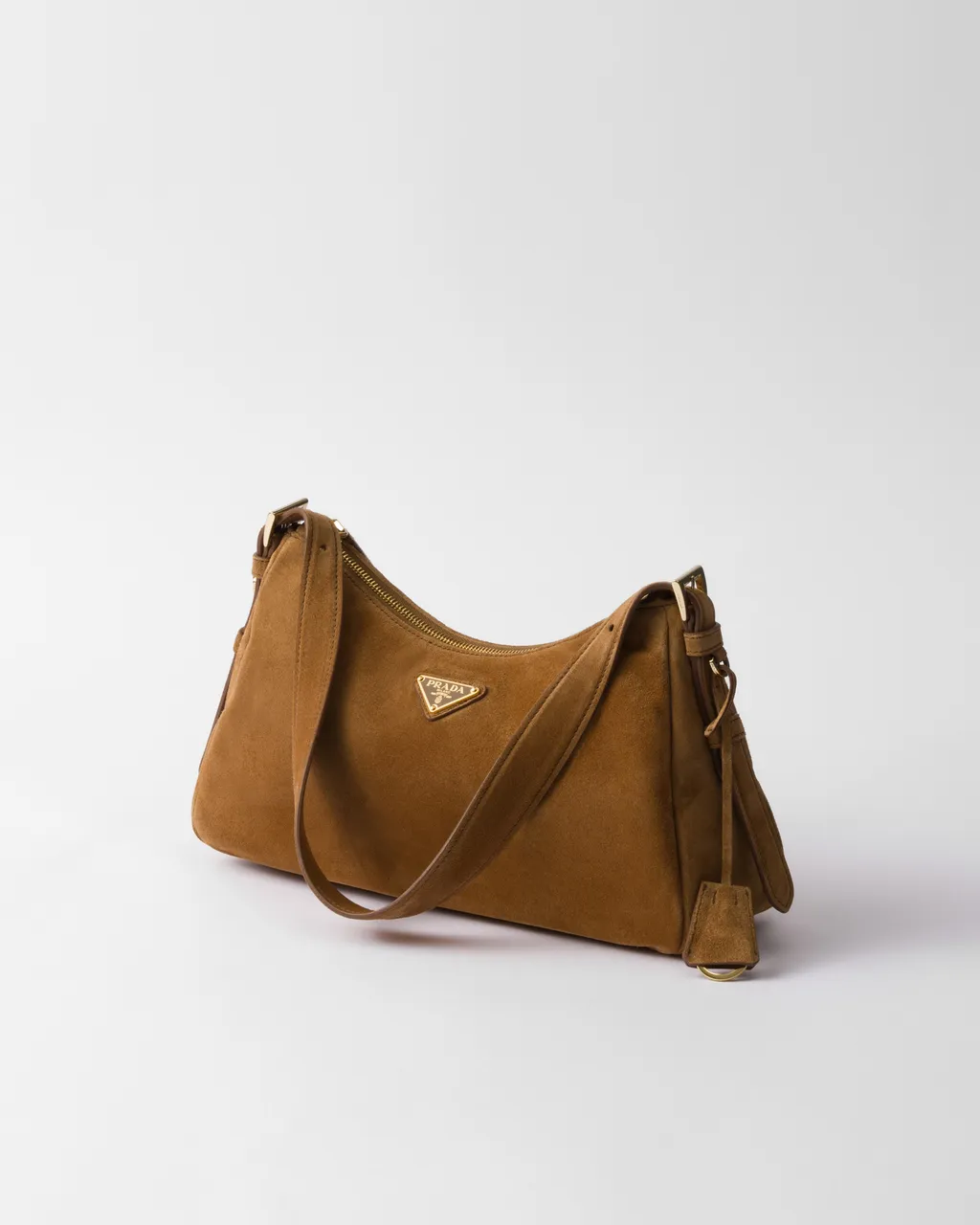 Prada AimÉE Medium Suede Shoulder Bag