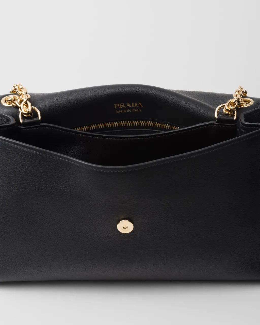 Prada Doux Medium Leather Shoulder Bag