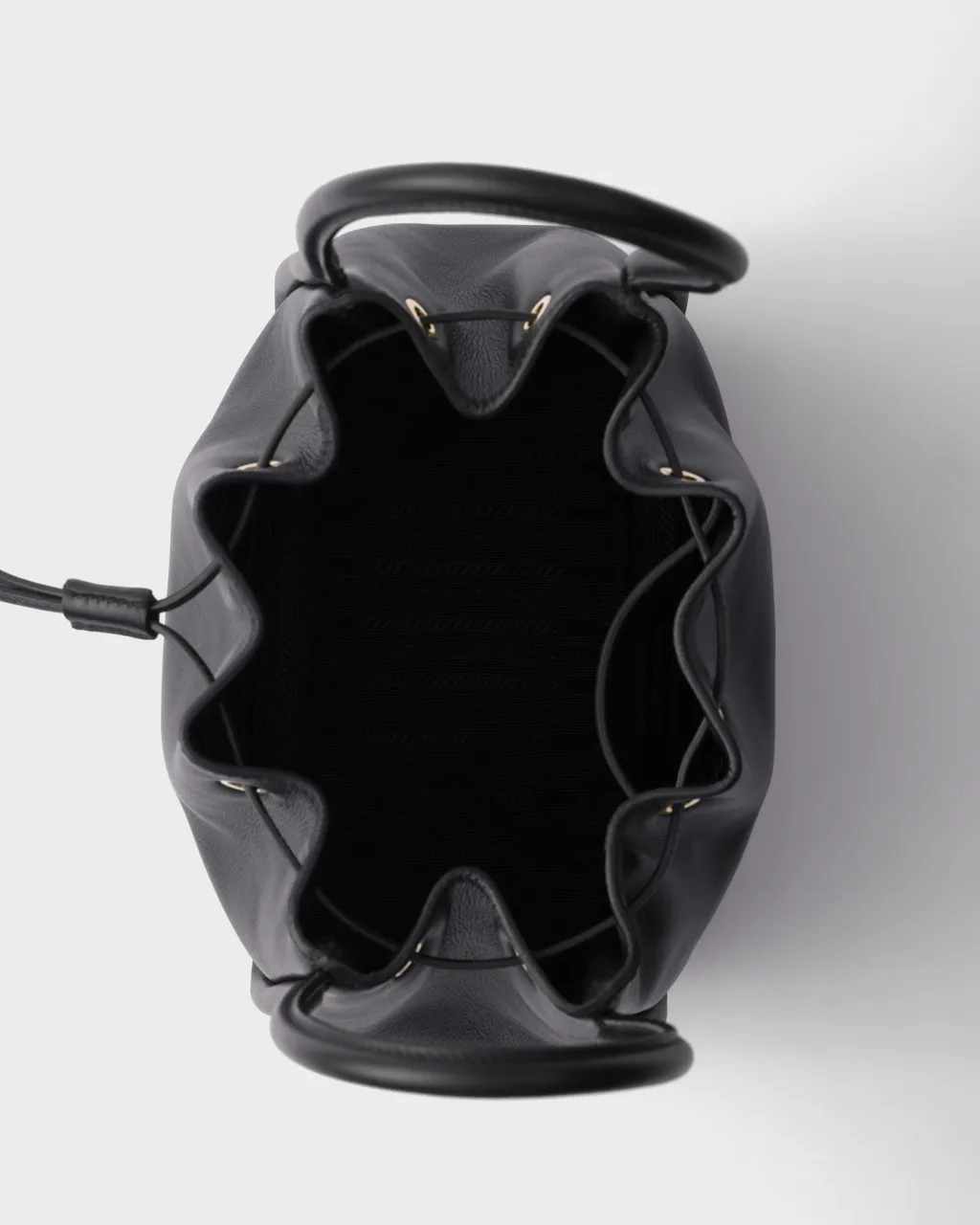 Prada Darling Leather Mini Bucket Bag