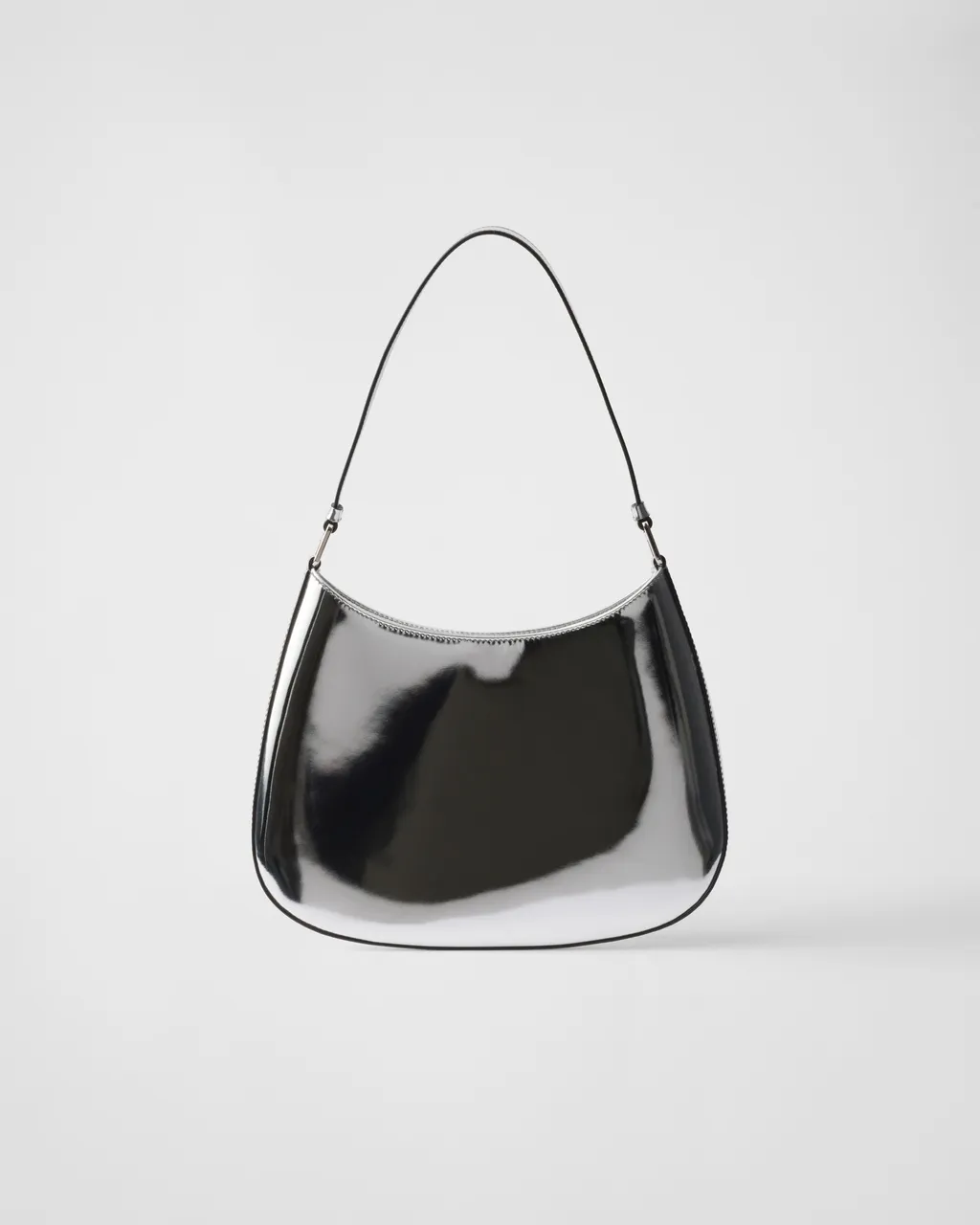 Prada Cleo Printed Brushed Leather Shoulder Bag