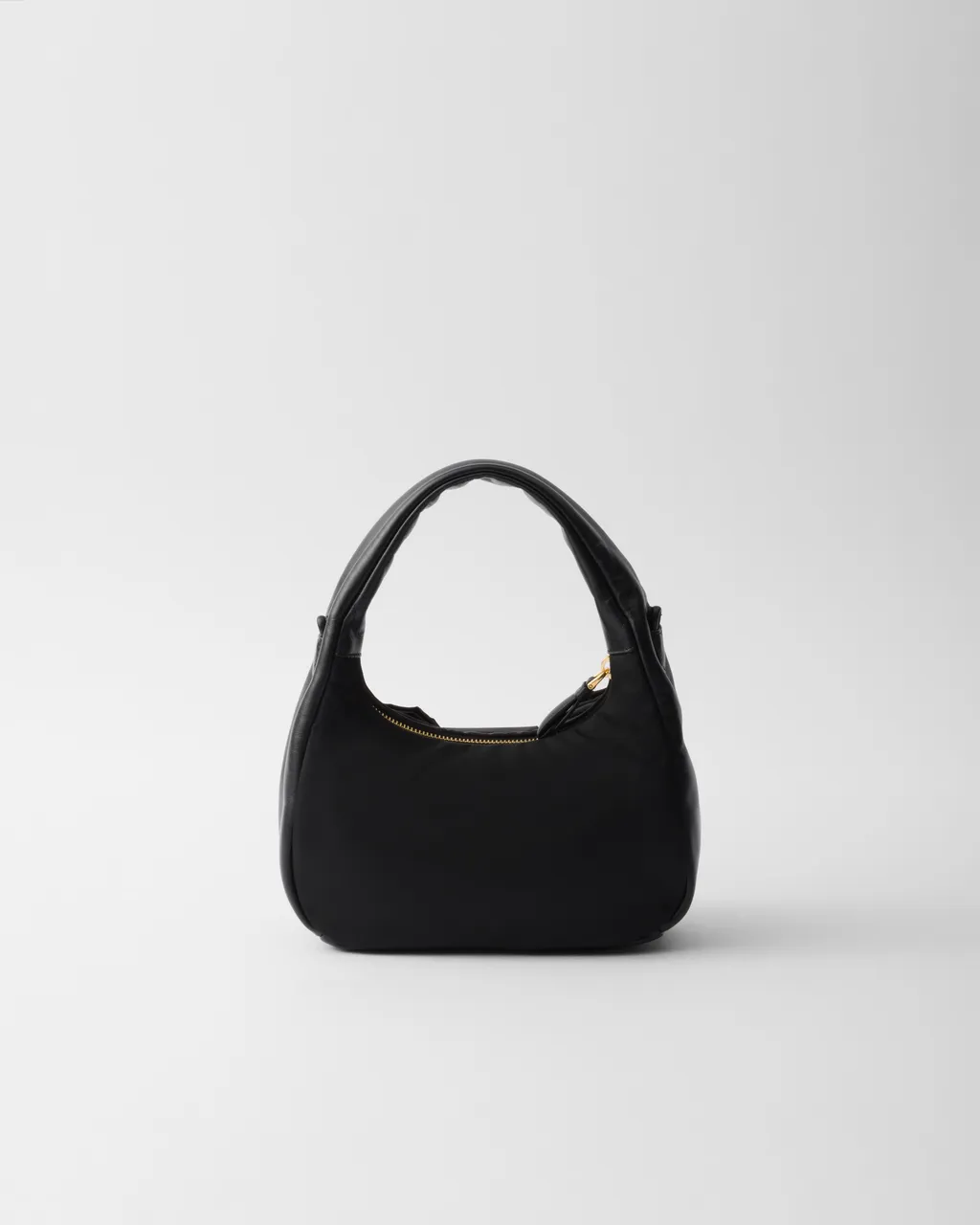 Re-Nylon And Nappa Leather Mini-Bag With Bow