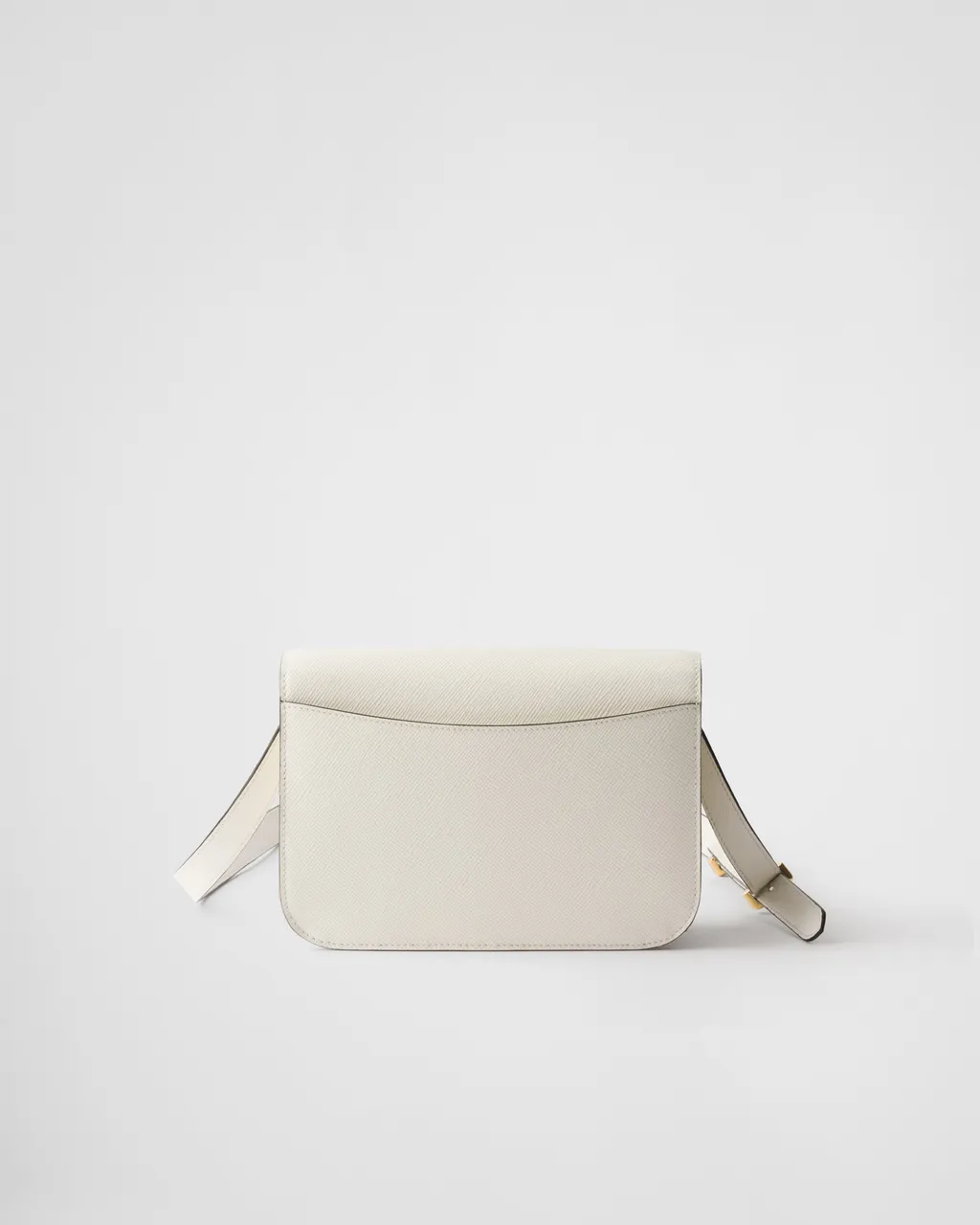 Saffiano Leather Flap Shoulder Bag