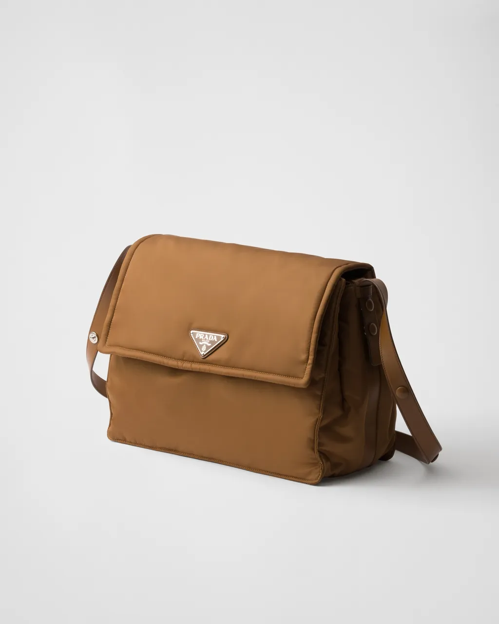 Prada Traveller Re-Nylon Large Padded Shoulder Bag