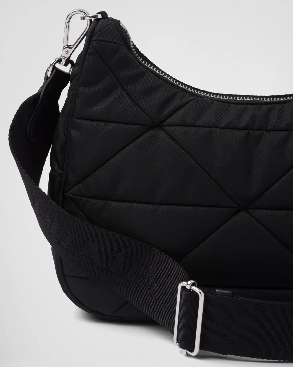 Padded Re-Nylon Shoulder Bag
