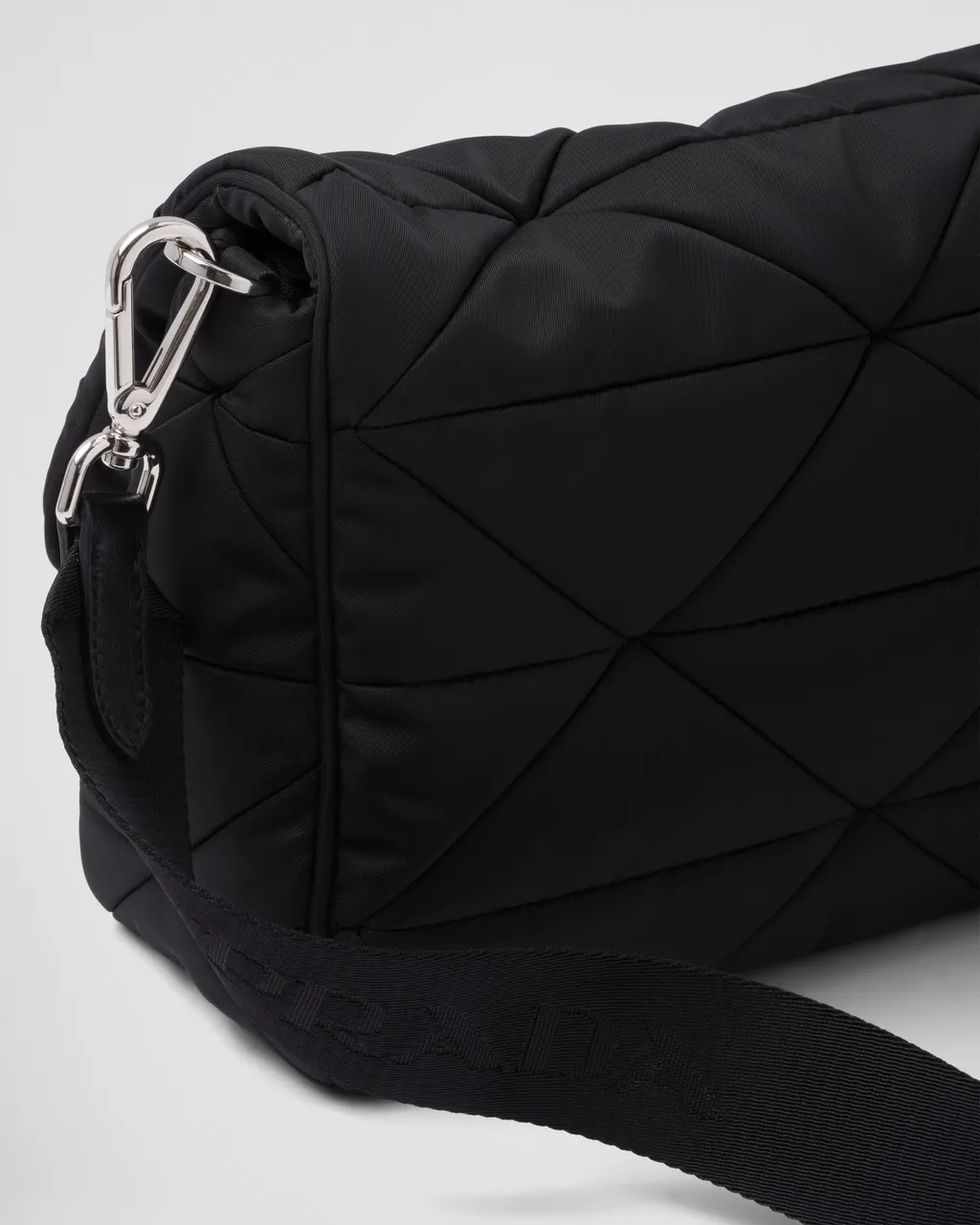 Padded Re-Nylon Shoulder Bag