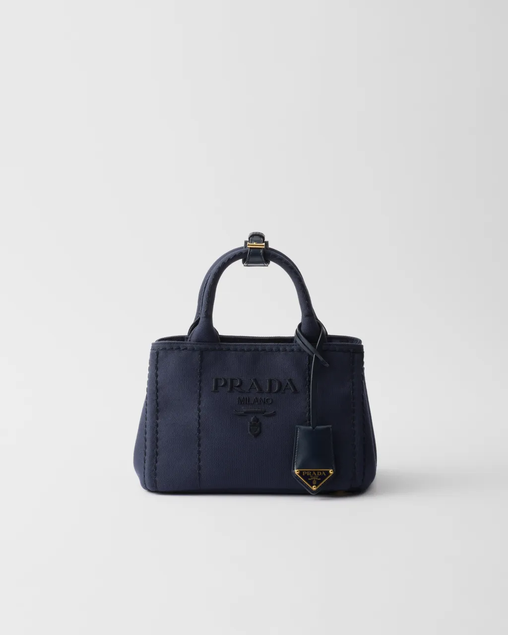 Prada JardiniÈRe Cotton Canvas Mini Handbag