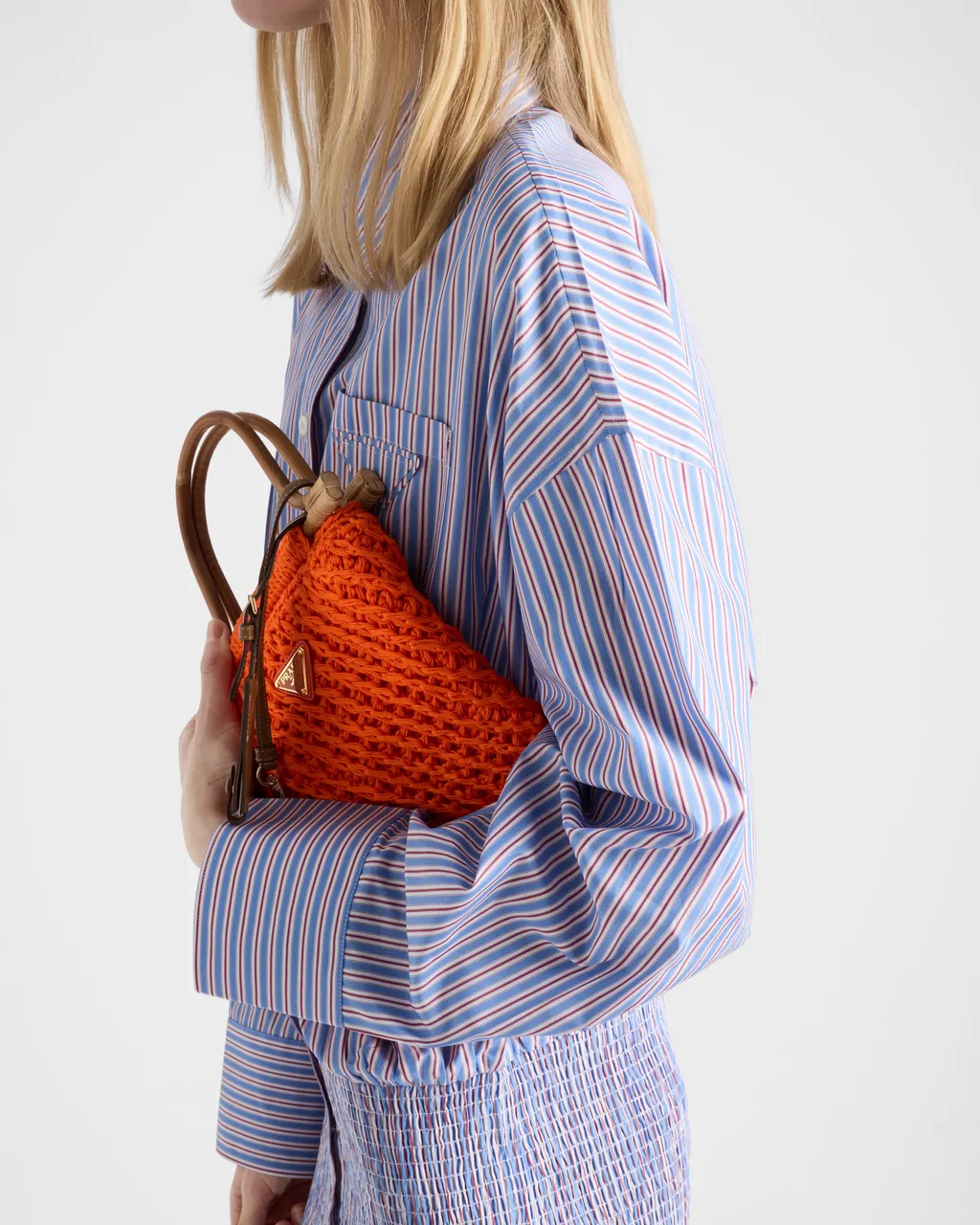 Cotton Crochet Mini-Handbag