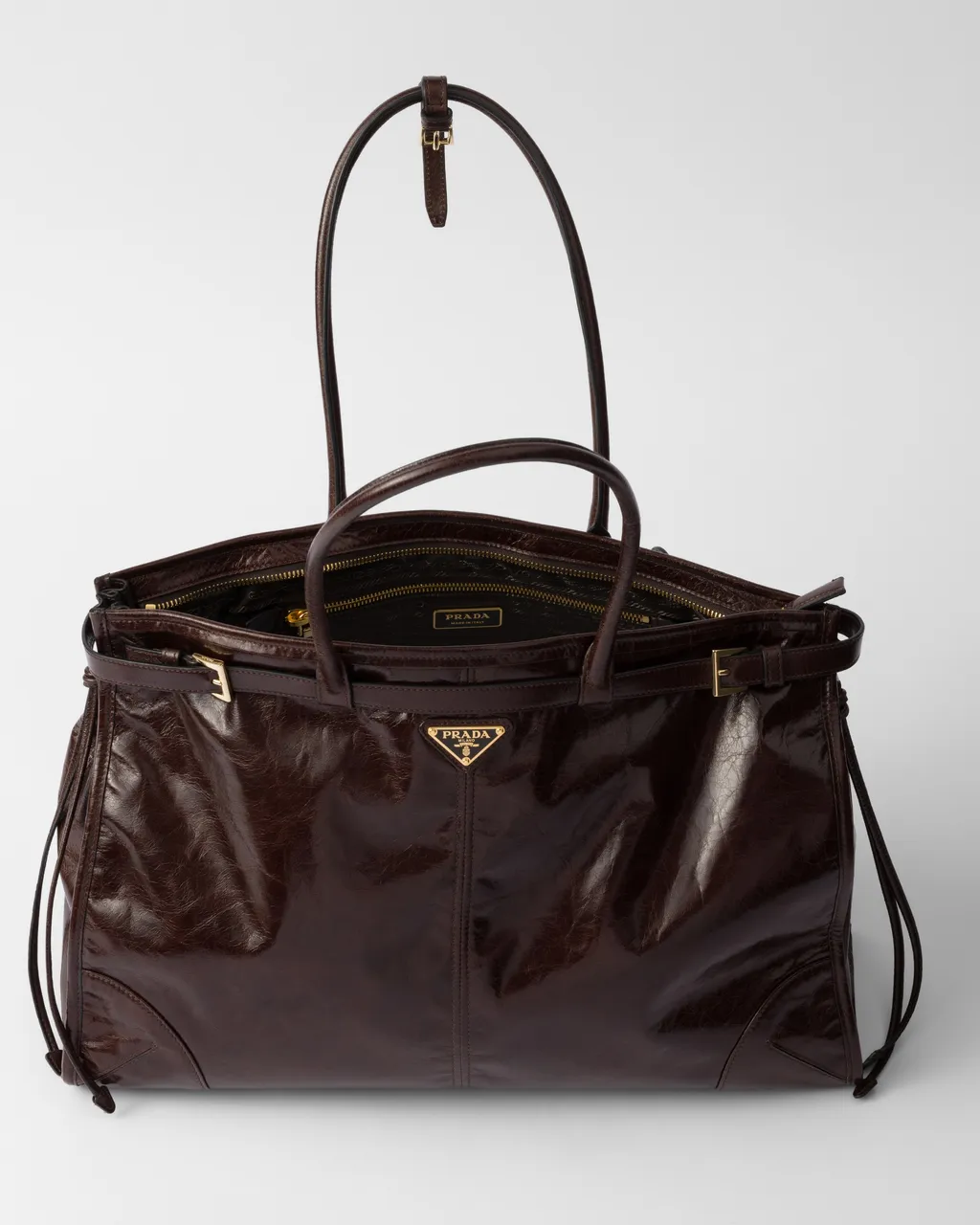 Prada Bonnie Extra Large Leather Handbag