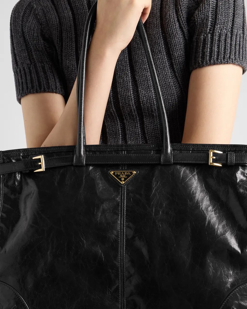 Prada Bonnie Extra Large Leather Handbag