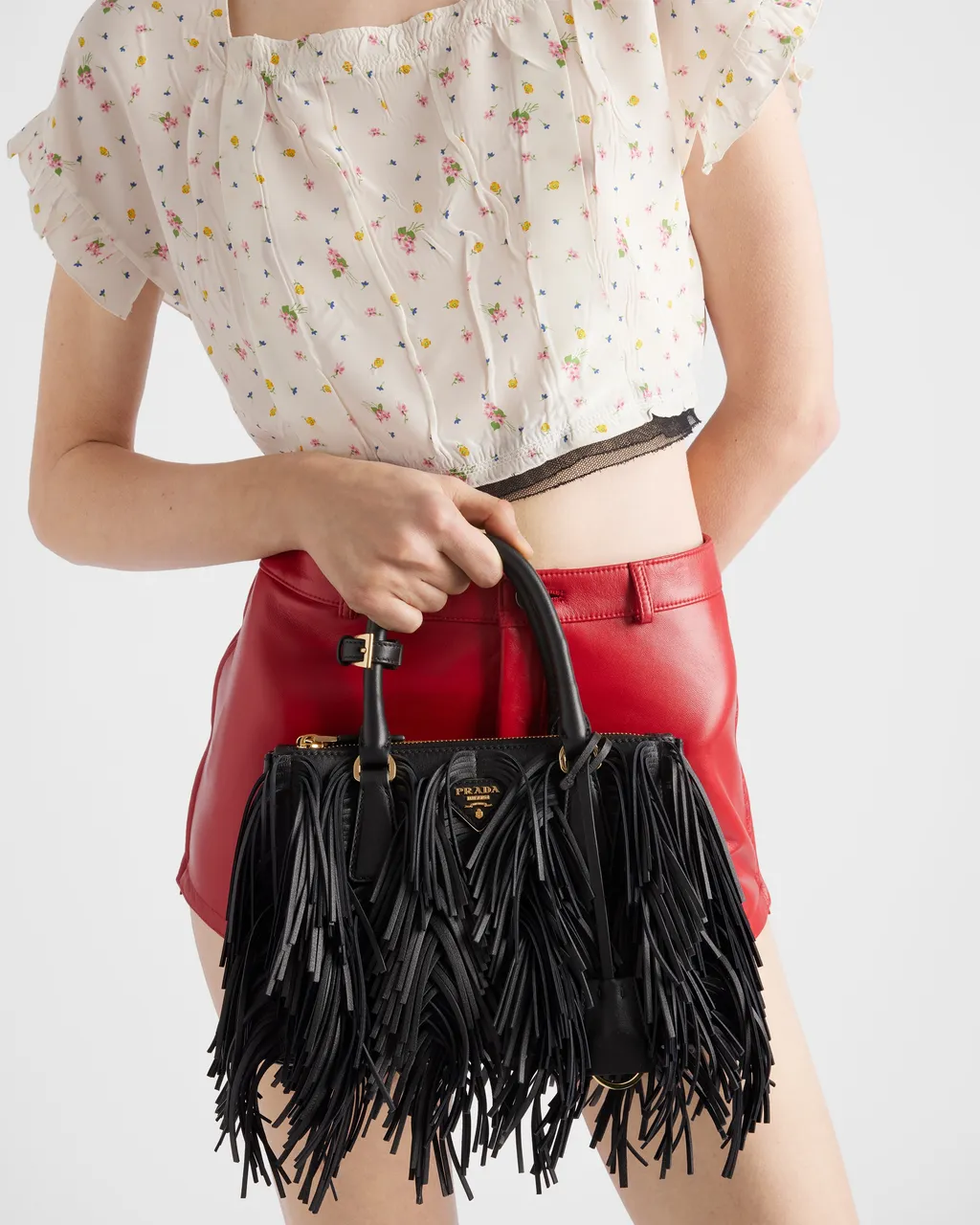 Small Prada Galleria Leather Bag