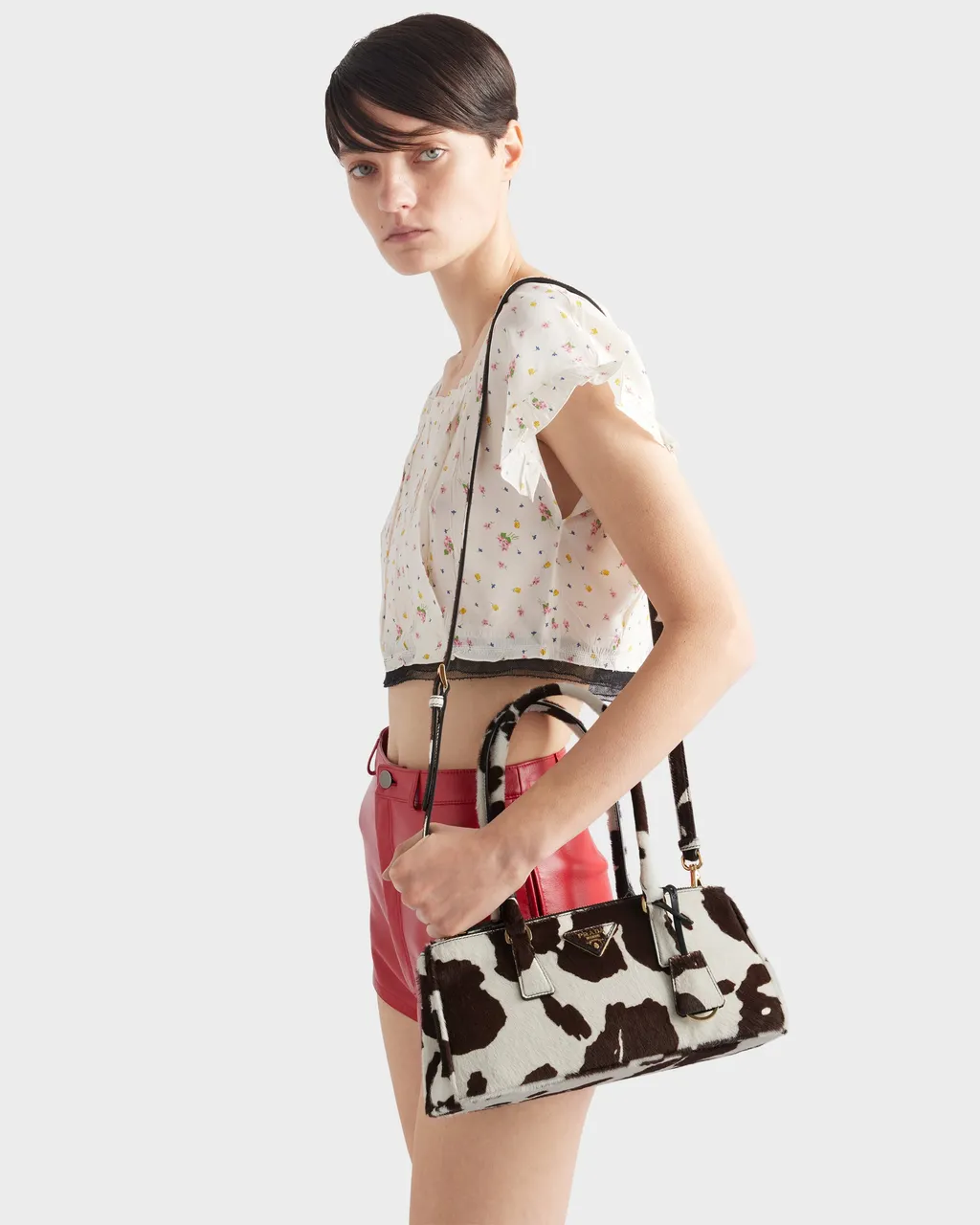 Prada Galleria Medium Printed Leather Bag