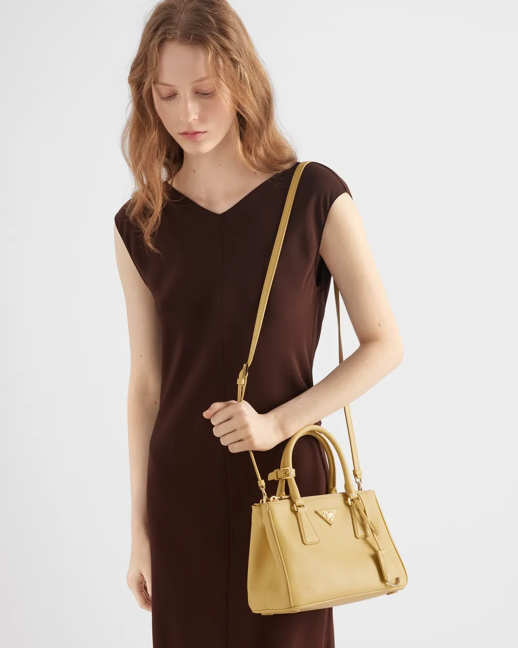 Small Prada Galleria Leather Bag