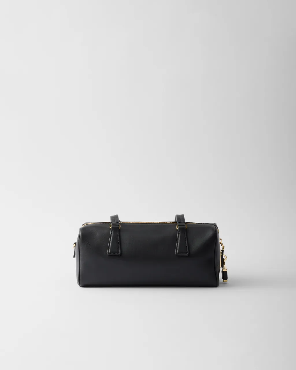 Medium Leather Top-Handle Bag With Padlock