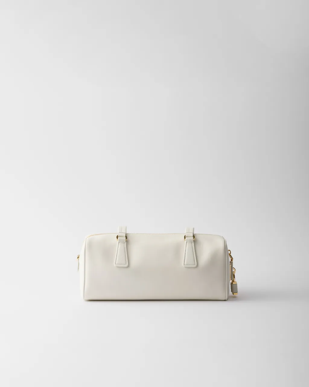 Medium Leather Top-Handle Bag With Padlock
