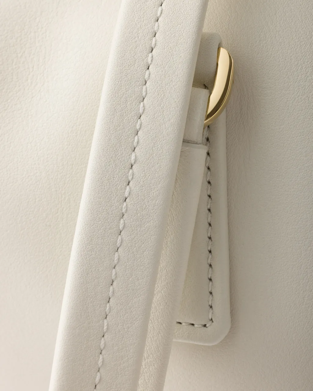 Medium Leather Top-Handle Bag With Padlock