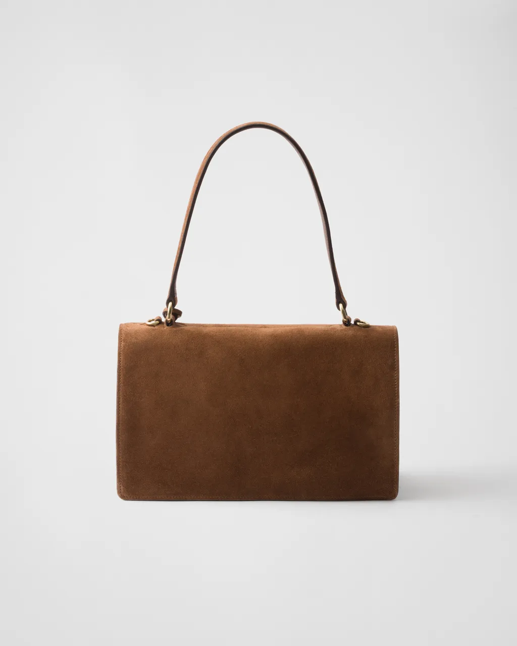 Prada Soft Sound Medium Suede Shoulder Bag