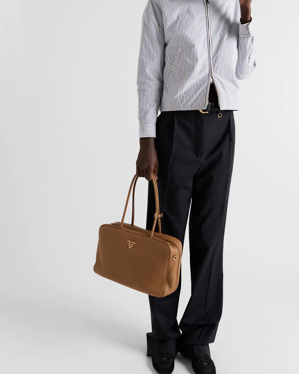 Large Leather Top-Handle Bag