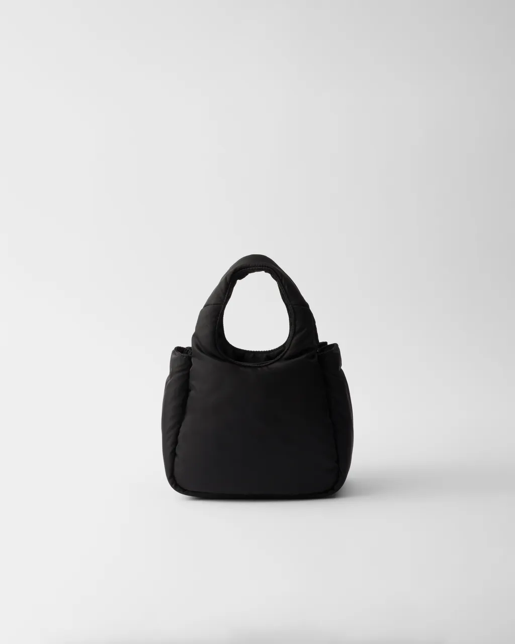 Padded Re-Nylon Mini-Bag With Bow
