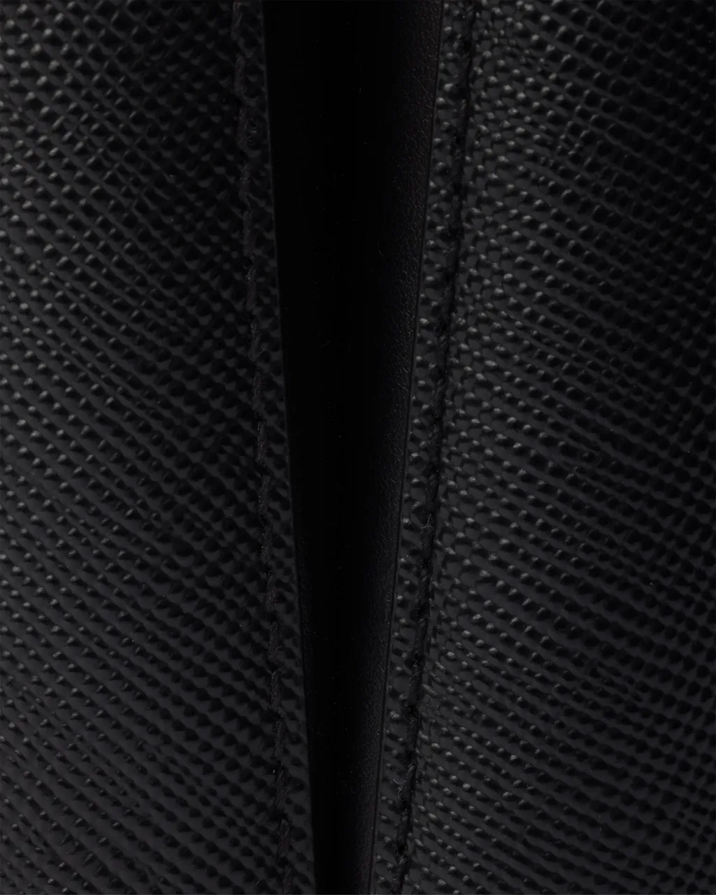 Small Saffiano Leather Prada Panier Bag