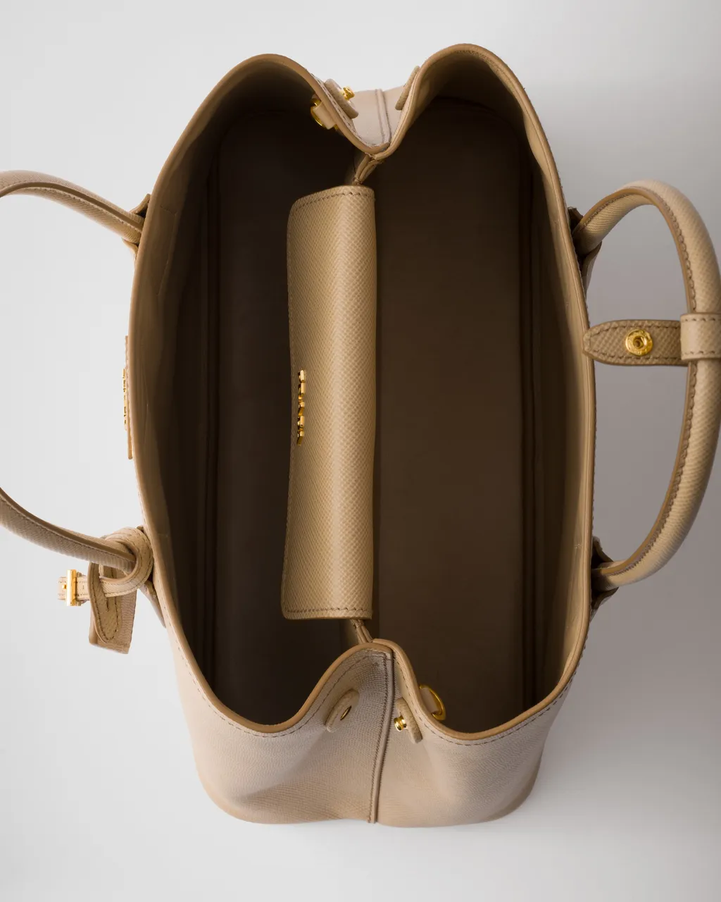 Medium Prada Double Saffiano Leather Bag