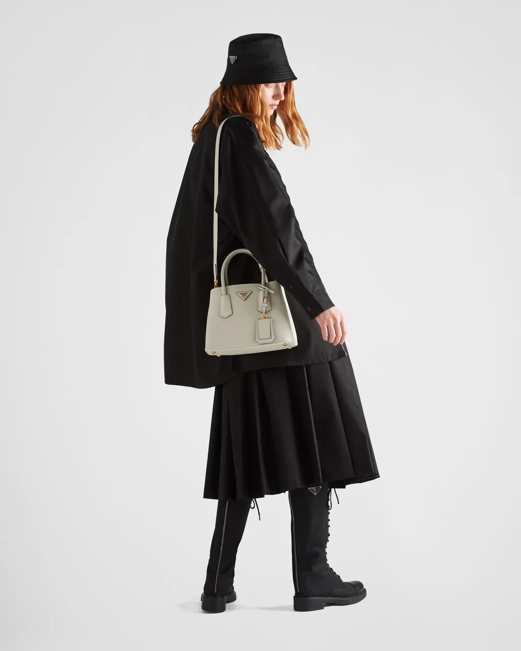Small Prada Double Saffiano Leather Bag