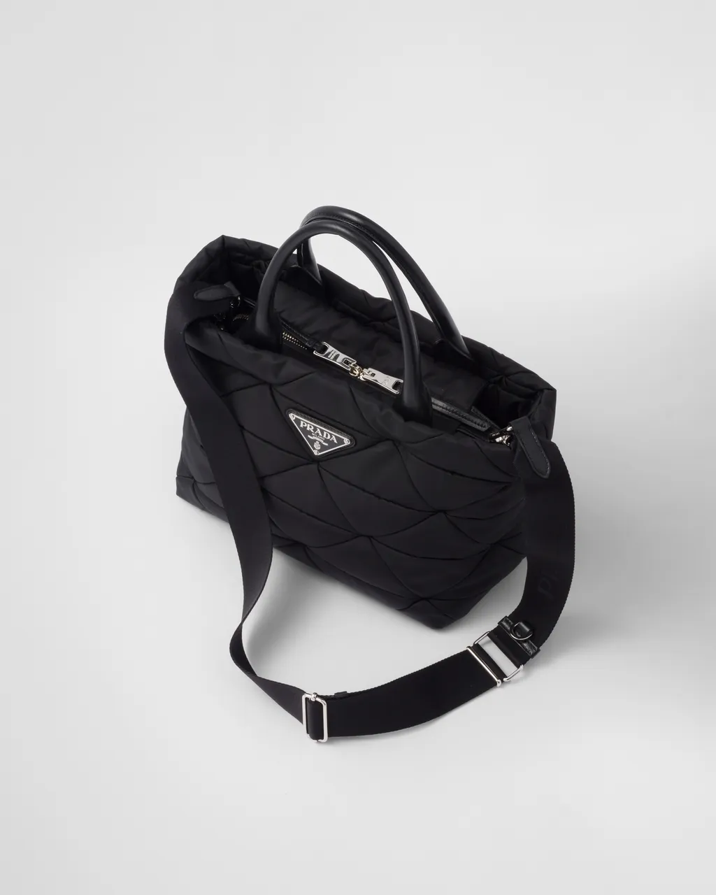 Small Re-Nylon Padded Tote Bag